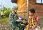 Satgas Yonif 753/AVT Bawa Harapan Kesehatan ke Pelosok Papua